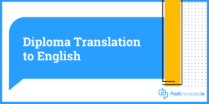 Diploma Translation Services