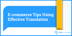 E-commerce Translation Service