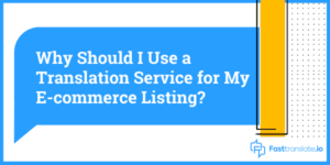E-commerce Description Translation