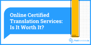 Online Translation Services