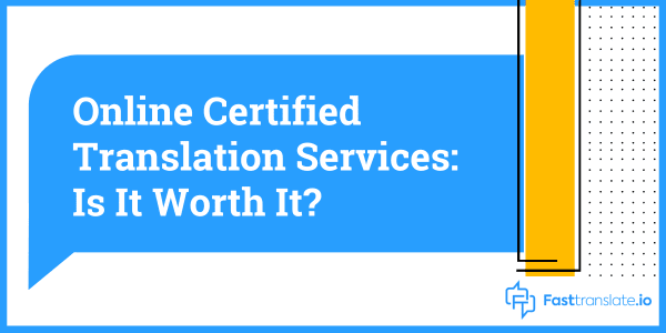 Online Translation Services