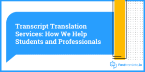 Transcript Translation