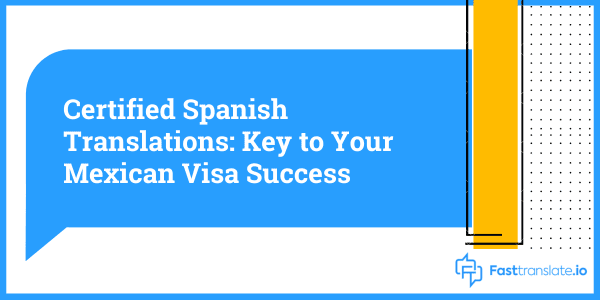 Certified Spanish Translations